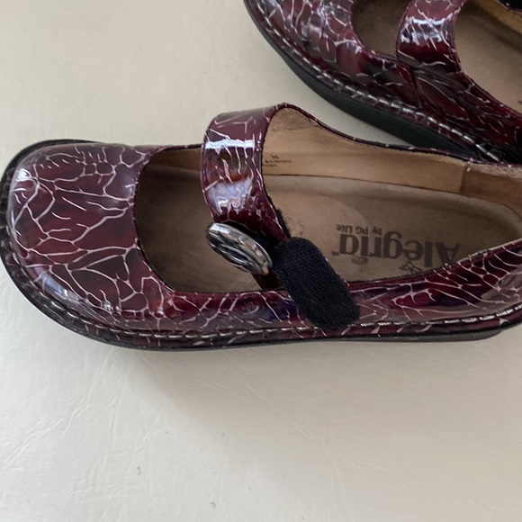 Alegria genuine leather shoes with Mary Jane style and Velcro closure. Size 36. - Picture 7 of 15